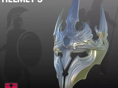 Cosplay Helmets STL Collectible 3D Models 3D print model