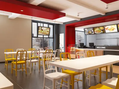  Fast Food Restaurant 04 