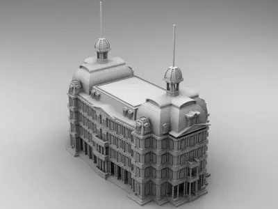 Buisness center in Chicago 3D print model