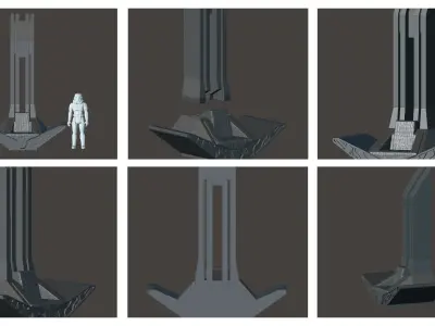 Star Wars Inspired BoKatan Throne and Urn Various Figure Scales 3D print model