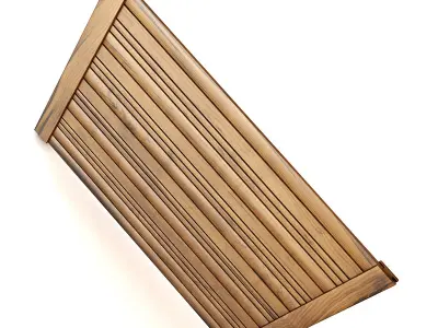 Wooden Fence 3D model