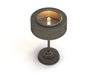 Henley Bronze Task Table Lamp Portable Light 3D model