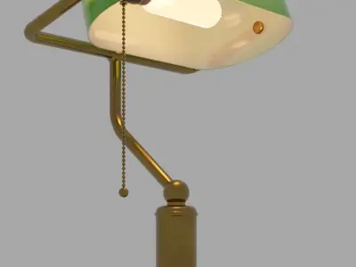 Vintage Lamp Free low-poly 3D model