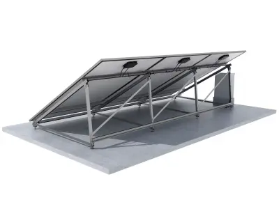 Solar panels 3D model