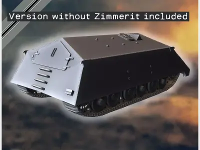 VK 4501  RammTiger  assault tank - Germany Eastern Western Front 3D print model