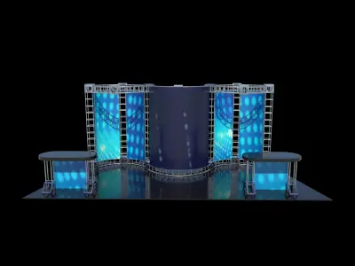 Display frame 3D model