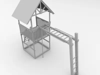 Monkey Bars 3D model