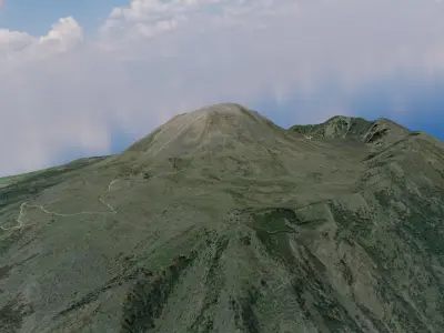 3D model of the Italian volcano Vesuvio 3D model