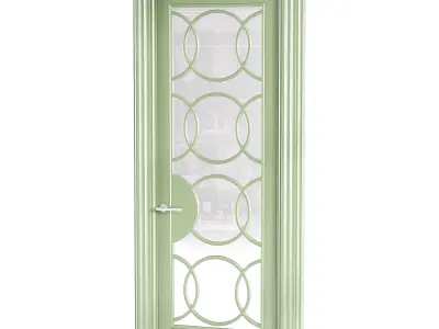Modern entrance door 43 3D model