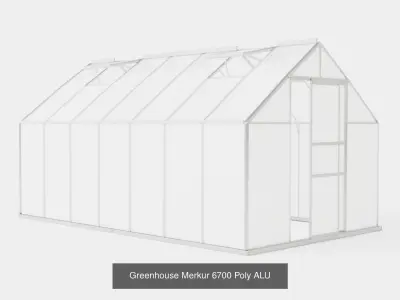 Collection of Greenhouse Merkur ALU - 8 Models 3D Model Pack