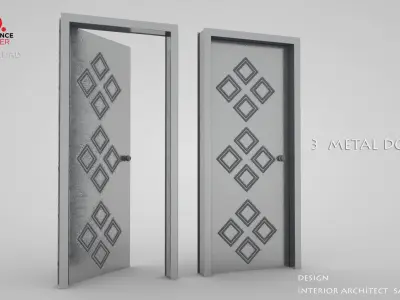 DOOR PACK 12 PIECE  Low-poly 3D model