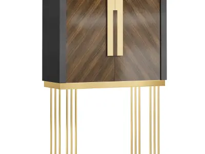 Bar Cabinet By Evanyrouse 3D model