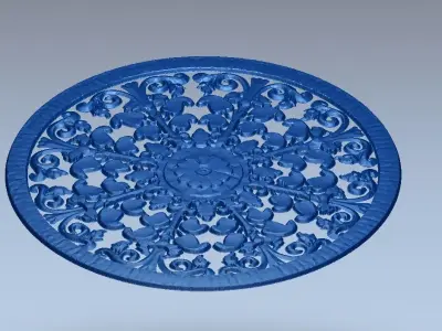 artcam round design 53 3D model