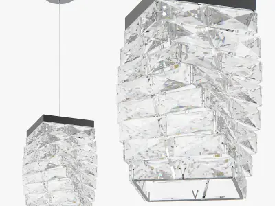 722040 Limpio Lightstar Pendant chandelier 3D model