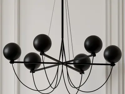 Globe Chandelier by HANDVARK 3D model