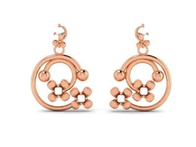 Women Earrings 3D print model