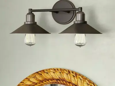 Cromartie 2 - Light Dimmable Vanity Light - 3 Colour 3D model