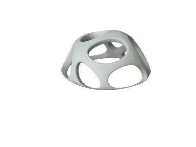 SciFi Cube Object No 51388 Low Poly Shape Low-poly 3D model