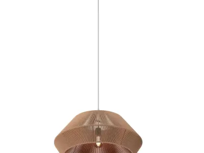 Bowie 2 Light Squat Pendant 3D model