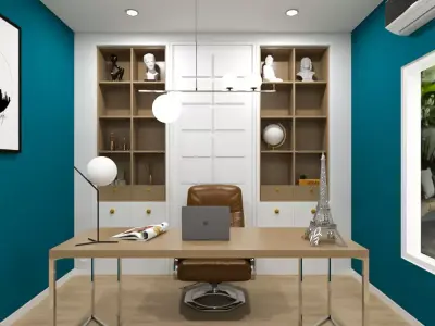 Small Office 3D Model Ready to Render 3D model