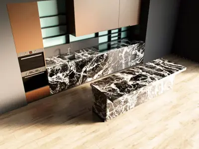 84-Kitchen12 matte 7 3D model
