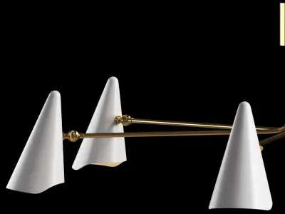 Coco Round Chandelier 3D model
