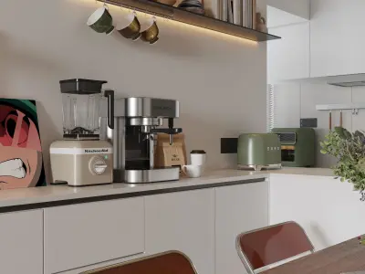 kitchen 3D model 13