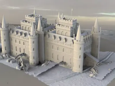 Tudor Castle 3D model