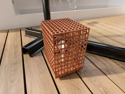 Balcony 3D model purchase