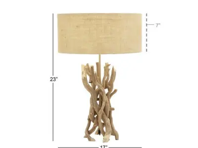 Ferncliff Driftwood Table Light Lamp 3D model