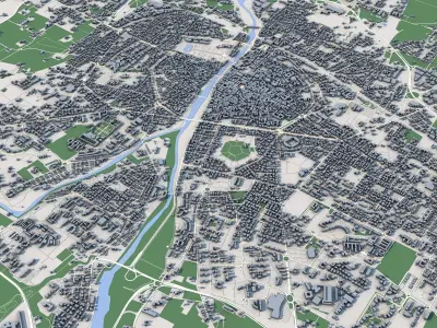 Parma City Italy 3D model