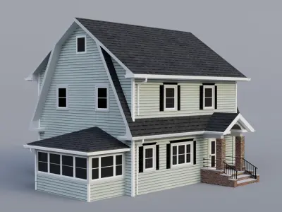 Low Poly House 26 Low-poly 3D model