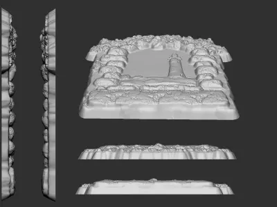 Stone Window 3D print model