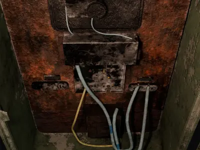 Fuse Box Low-poly 3D model