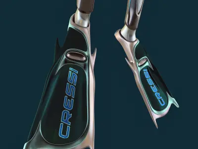 FUTURISTIC DIVER 3D model