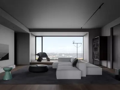 Apartment interior scenes          3D model