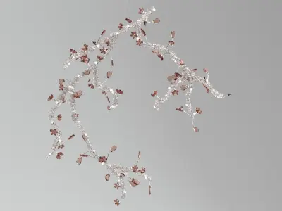 Swarovski Blossom Chandelier 3D model