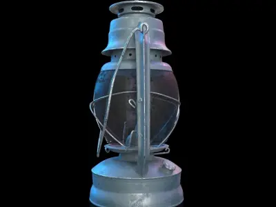 old lantern 3D model