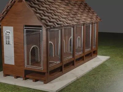 Dog house 3D model