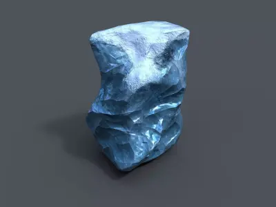Iceberg rock Low-poly 3D model