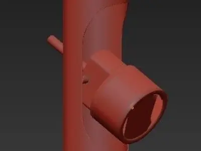 CALABRONE Adjustable floor lamp 3D model