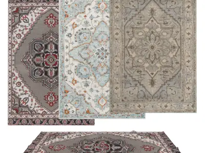 Rugs No 1003 Low-poly 3D model