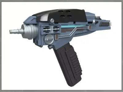 Jack Crusher Phaser HOLLOW 3D print model