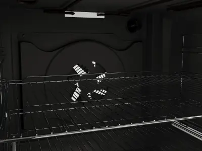 Cylinda stylish convection oven - IBU - 98P  3D model