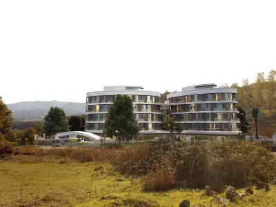 MODERN ELLIPSE HOTEL 3D model