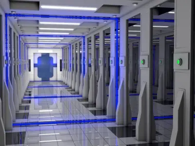 Sci Fi Corridor  3D model