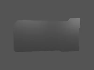 UHD High tech Graphical Interface v5 002 Low-poly 3D model