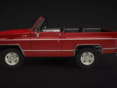 Chevrolet Blazer 1974 Convertible 3D model