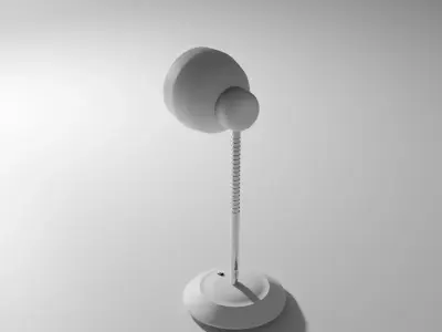Simple Desk Lamp - 3D Model 3D model