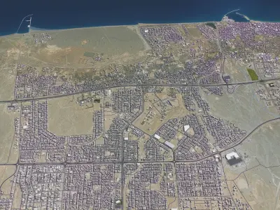 Al Seeb Low-poly 3D model